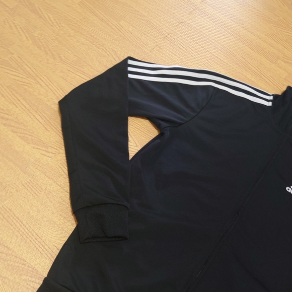 Adidas Primegreen Tracksuit Jacket Men's Black 34/36 Small Full Zip Firebird - Picture 5 of 15